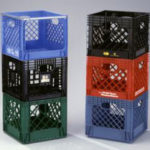 Stacked Milkcrates